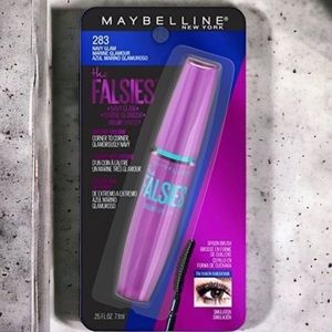 Maybelline Falsies Washable Fiber Mascara 283 Navy Glam Eye Makeup NEW